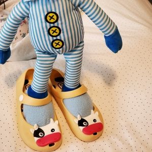 mini SED cow jellie sandals